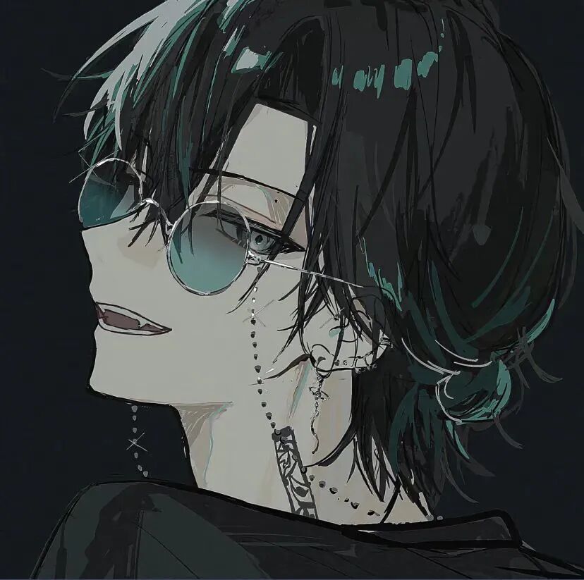 墨镜动漫头像男