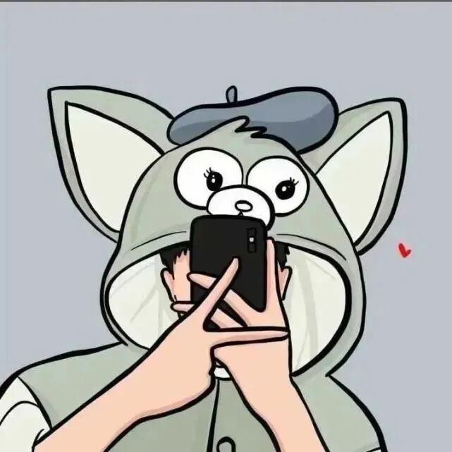 shouhuiqingx手绘情侣头像