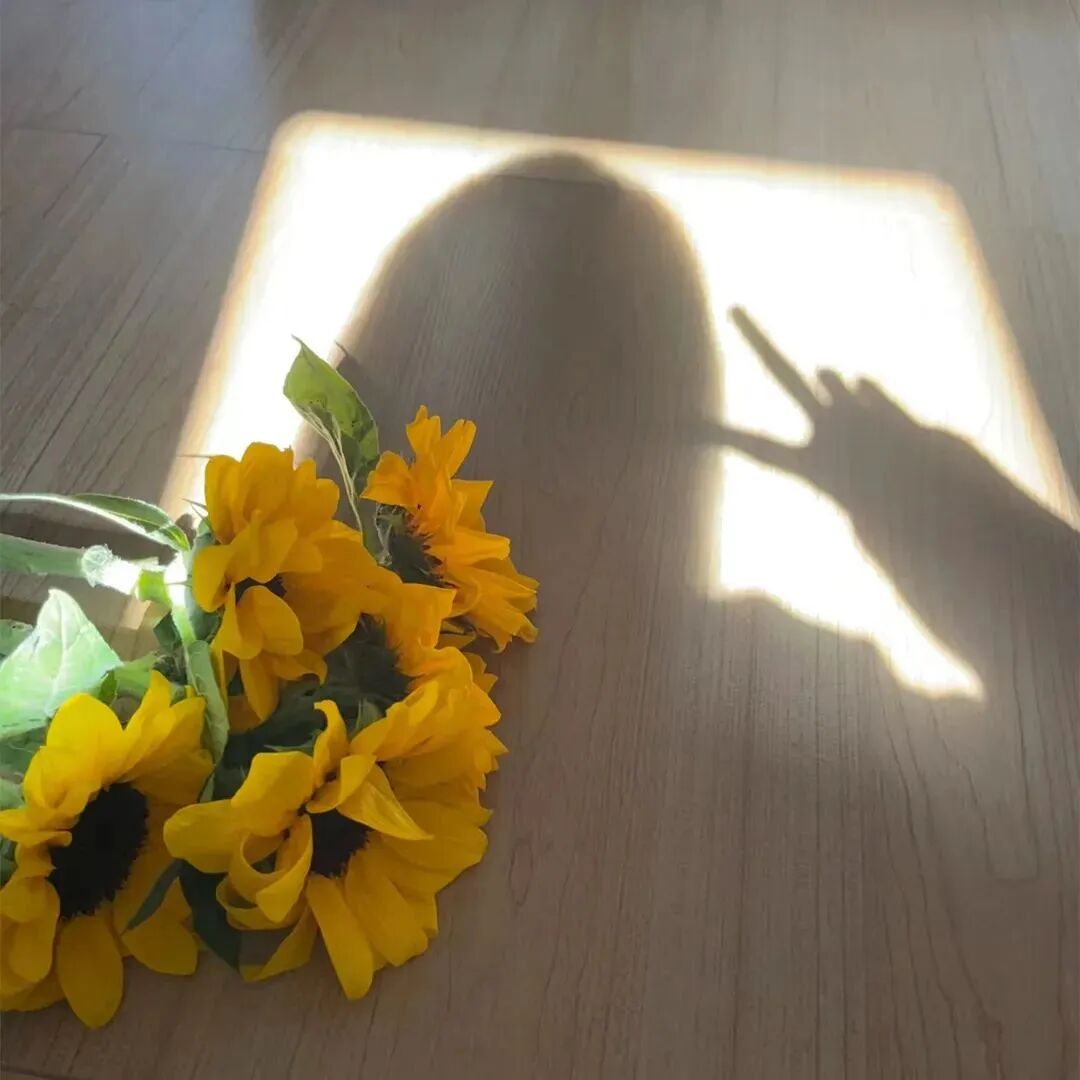 不露脸鲜花影子四人闺蜜头像真人闺蜜头像