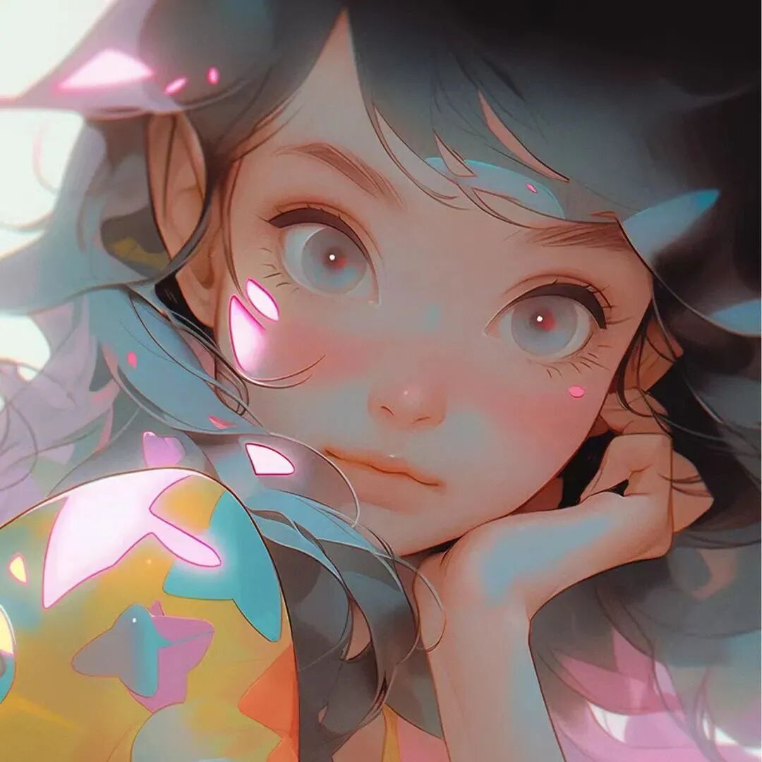 幻彩三人闺蜜头像动漫闺蜜头像