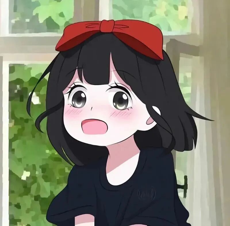 蝴蝶结动漫头像女