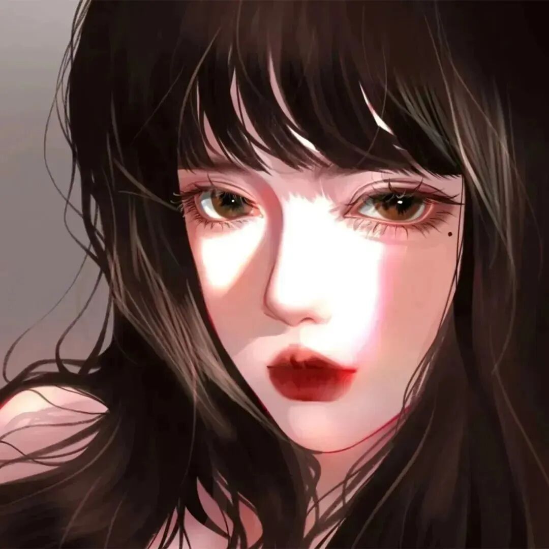 手绘动漫头像女