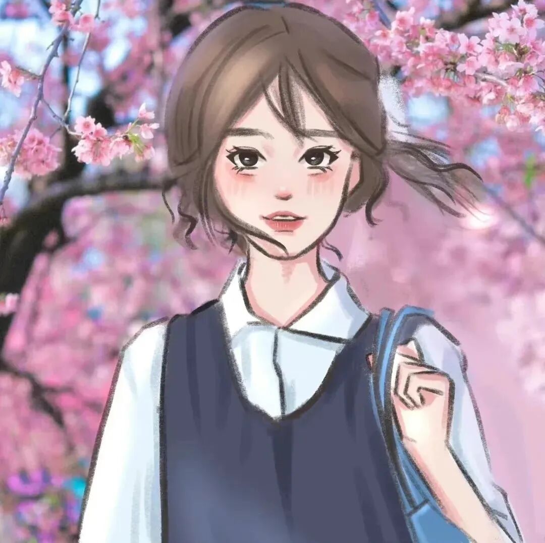 手绘动漫头像女