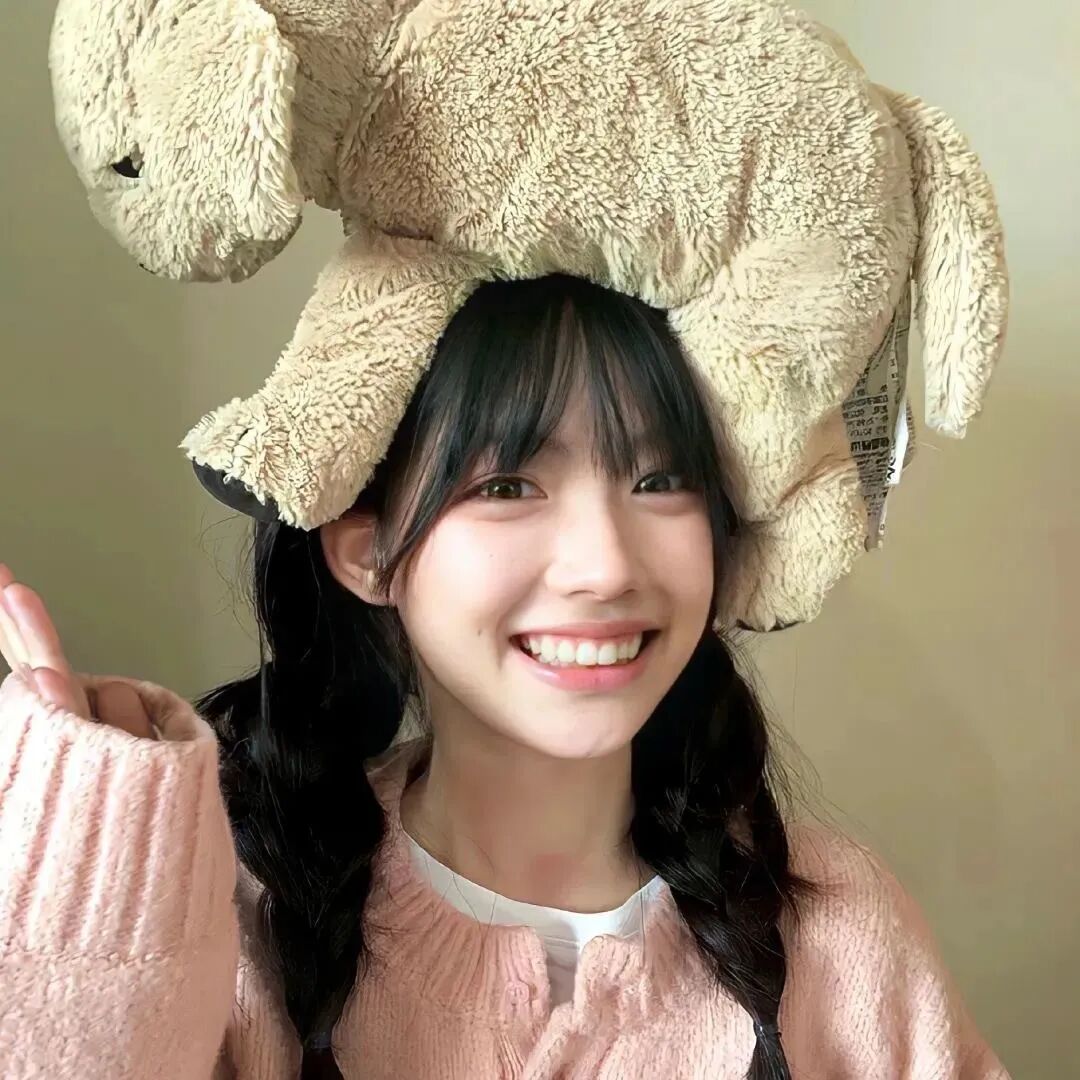 甜美爱笑女生头像