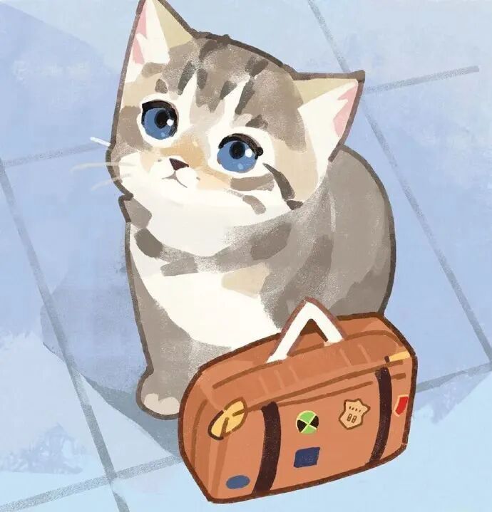 可爱猫咪卡通头像