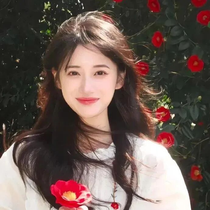 鲜花温柔女生头像