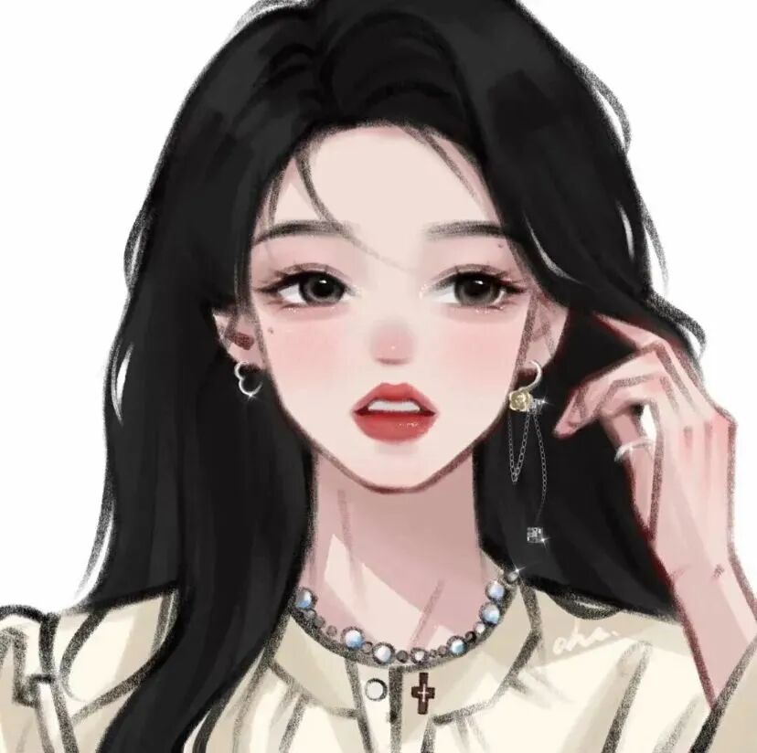手绘动漫头像女