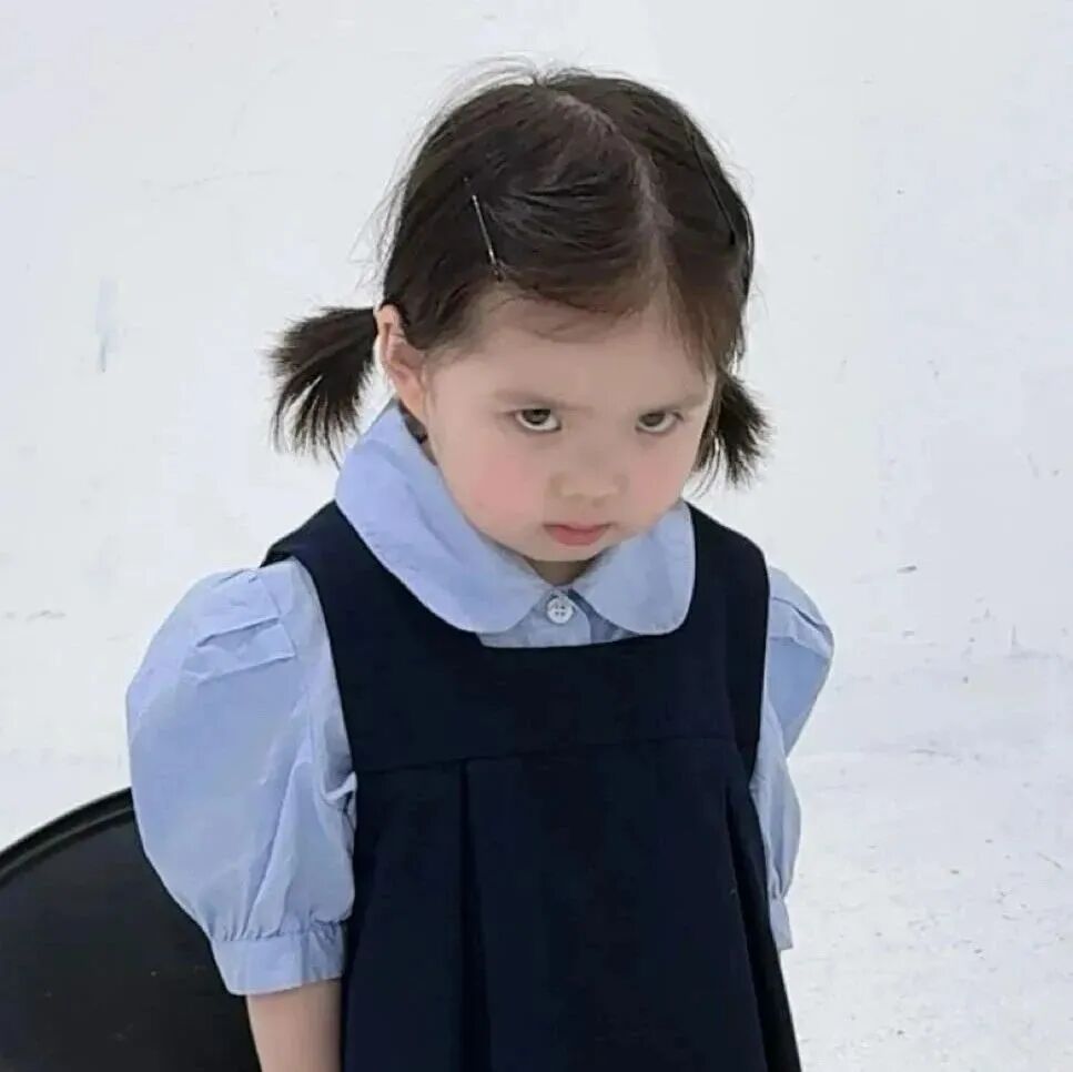 小女孩萌娃头像
