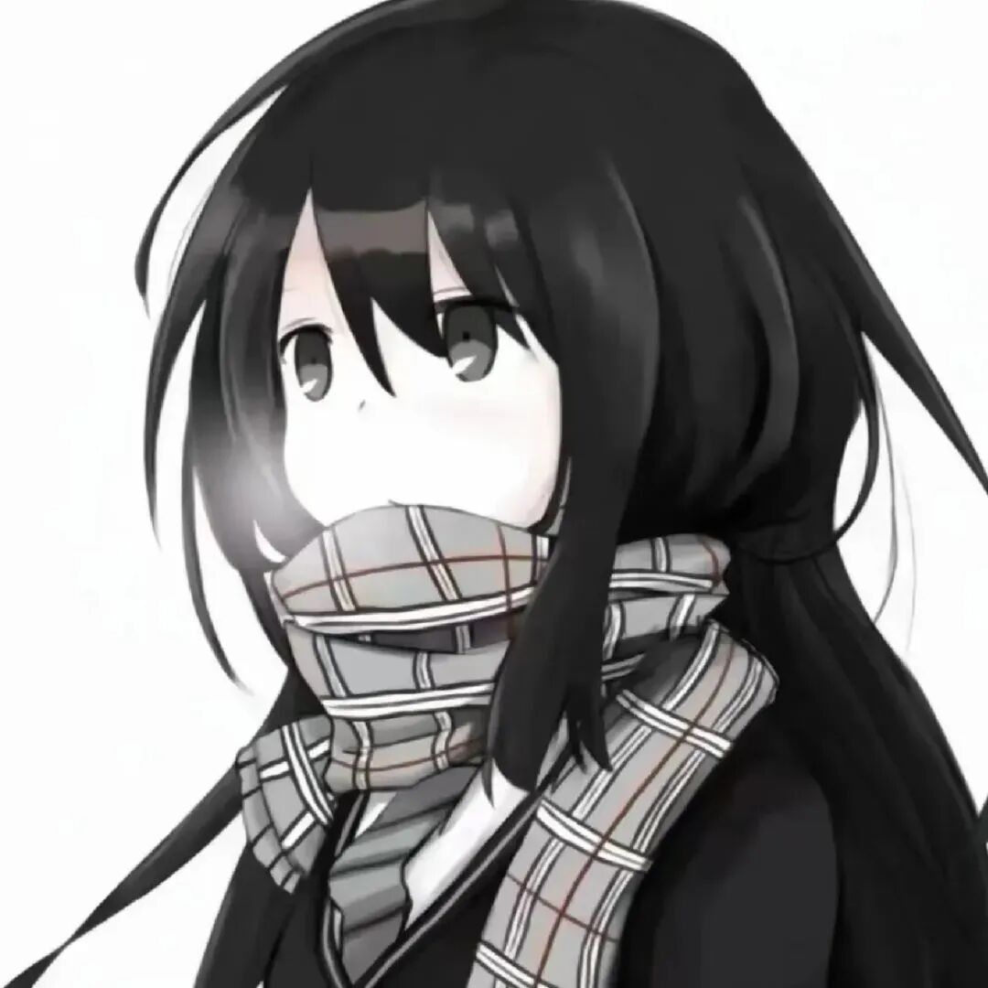 冬天呆萌动漫头像女