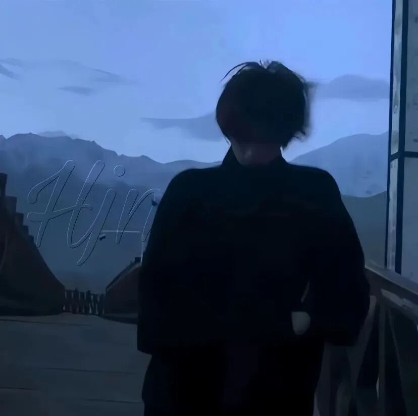 孤独感不露脸男生头像