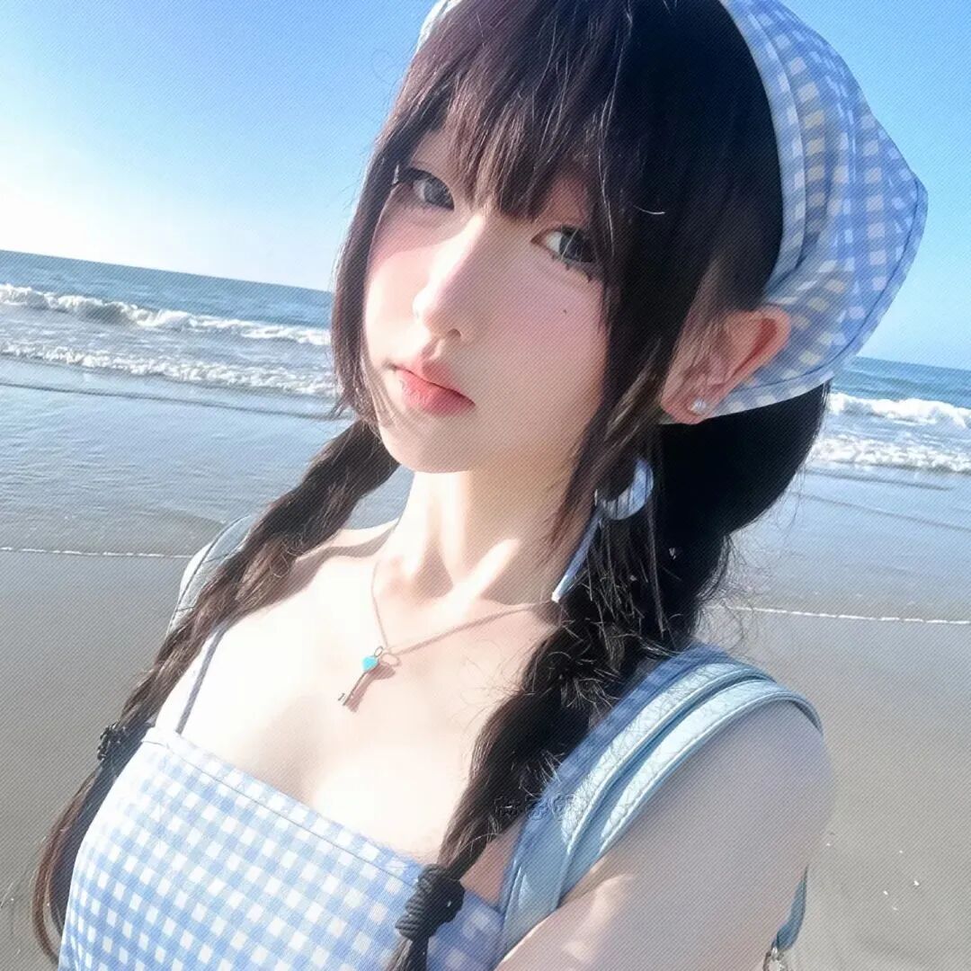 海边少萝女生头像