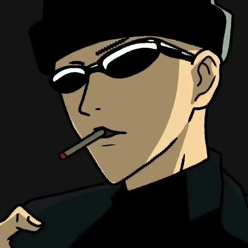 墨镜冷酷动漫头像男