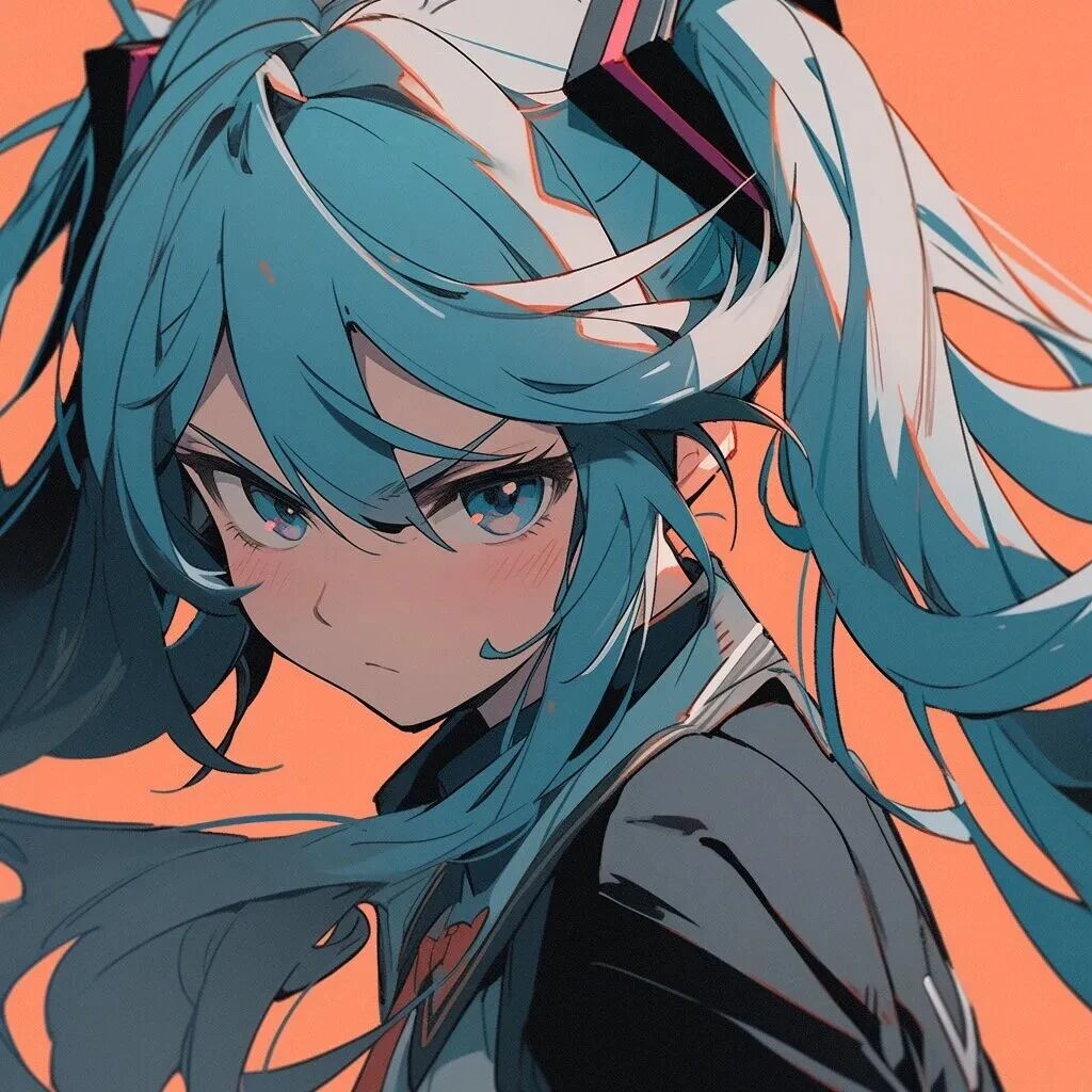 冷酷初音未来动漫头像女