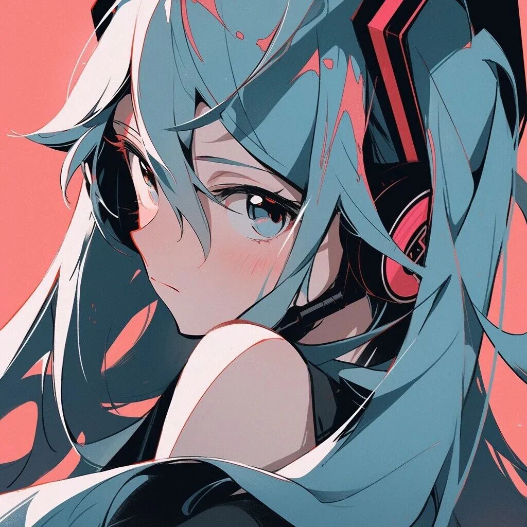 初音未来动漫头像女