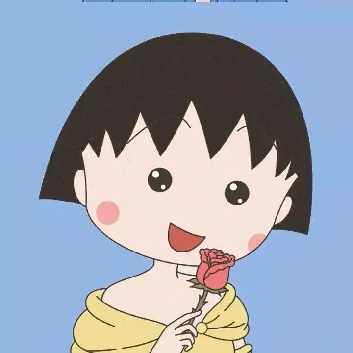 yingtaosirendazi樱桃小丸子四人闺蜜头像卡通闺蜜头像