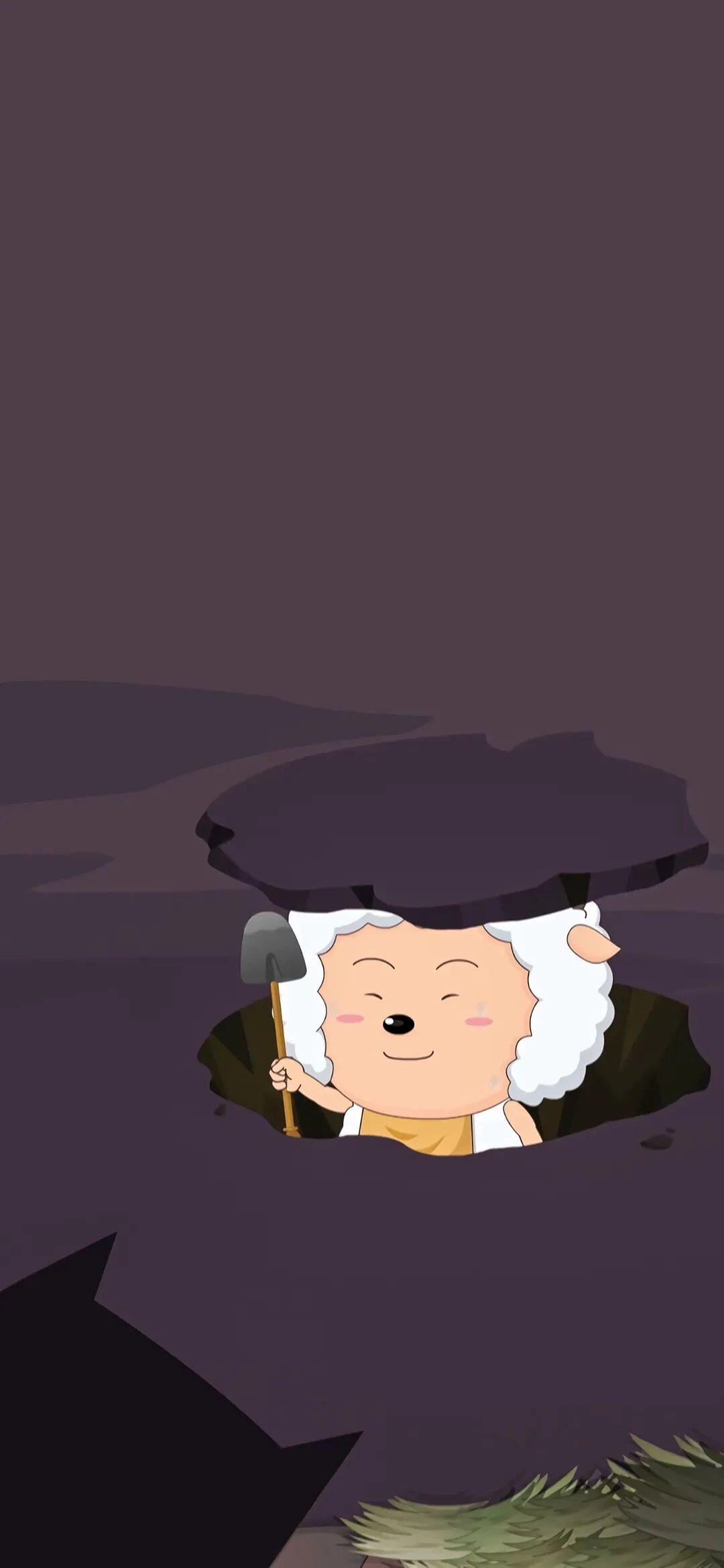 可爱懒羊羊卡通壁纸