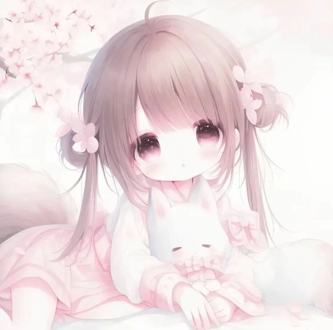 粉色系少萝动漫头像女