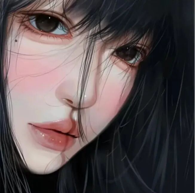 写实手绘动漫头像女