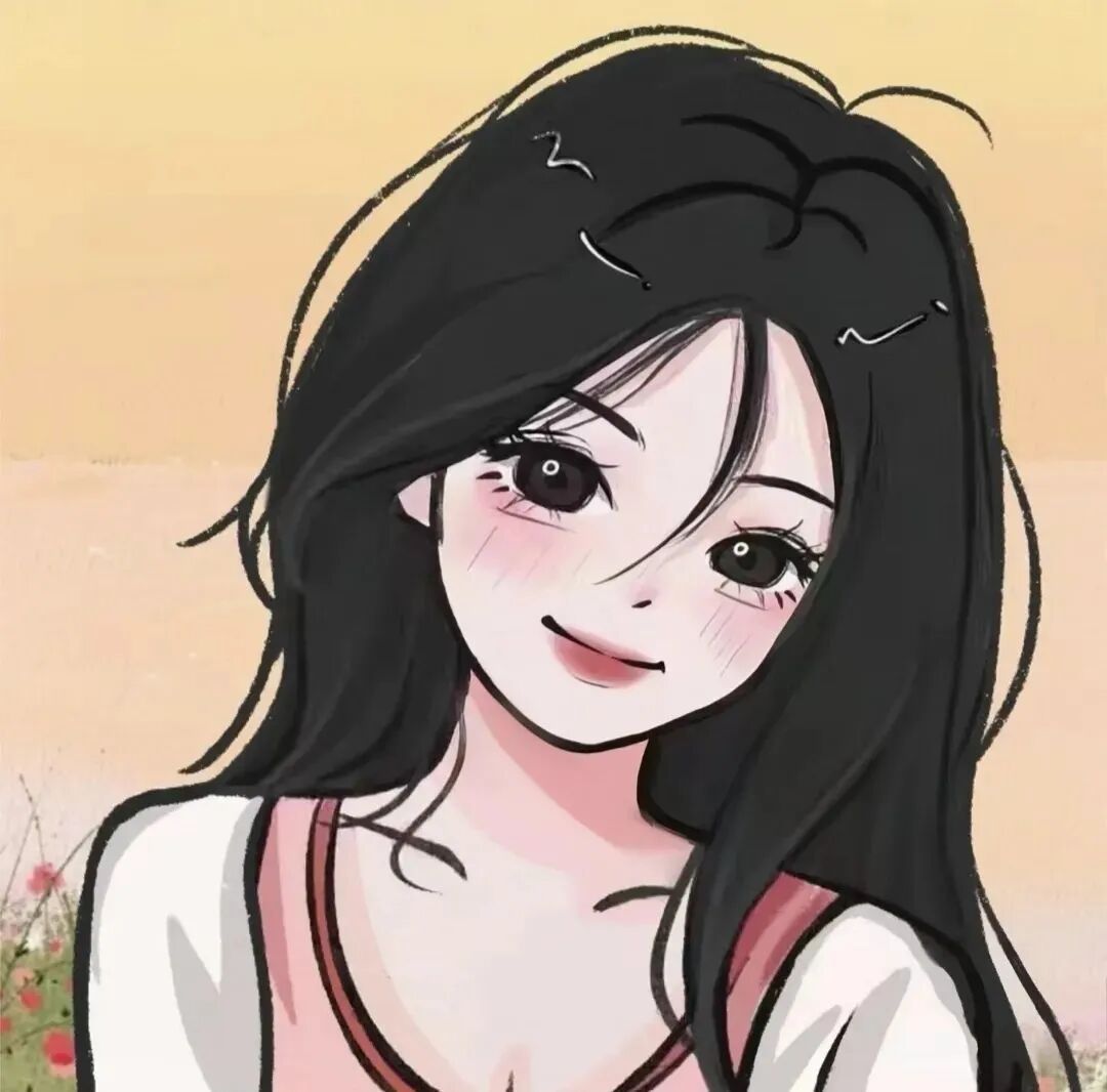 甜妹手绘动漫头像女