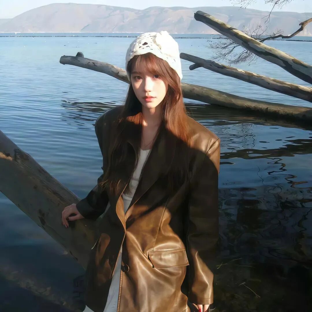 海边气质女生头像