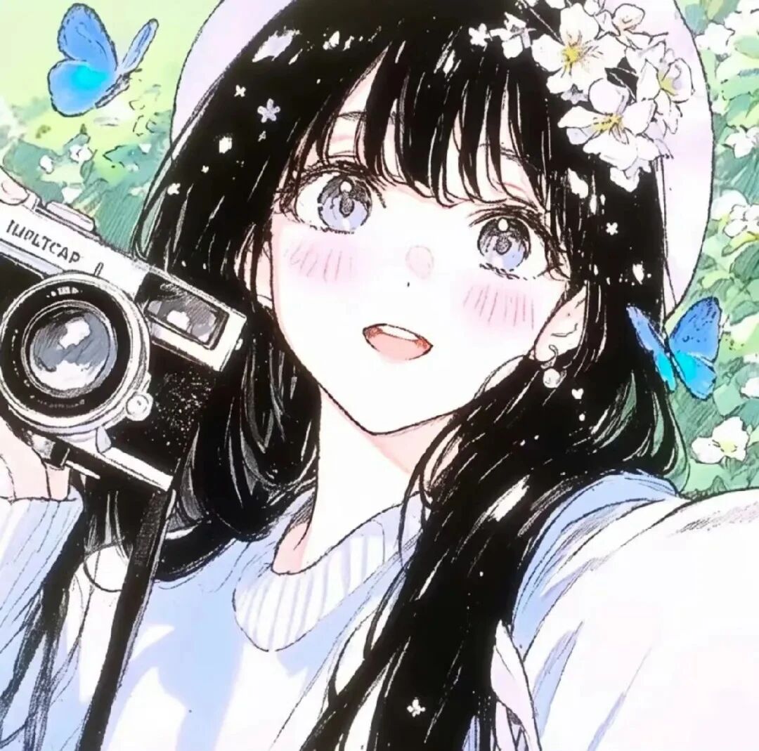 古早感动漫头像女