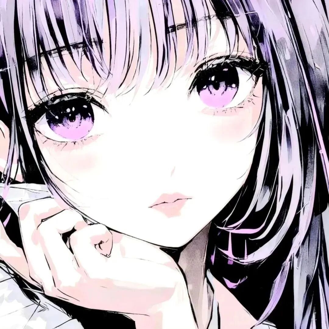 古早感动漫头像女