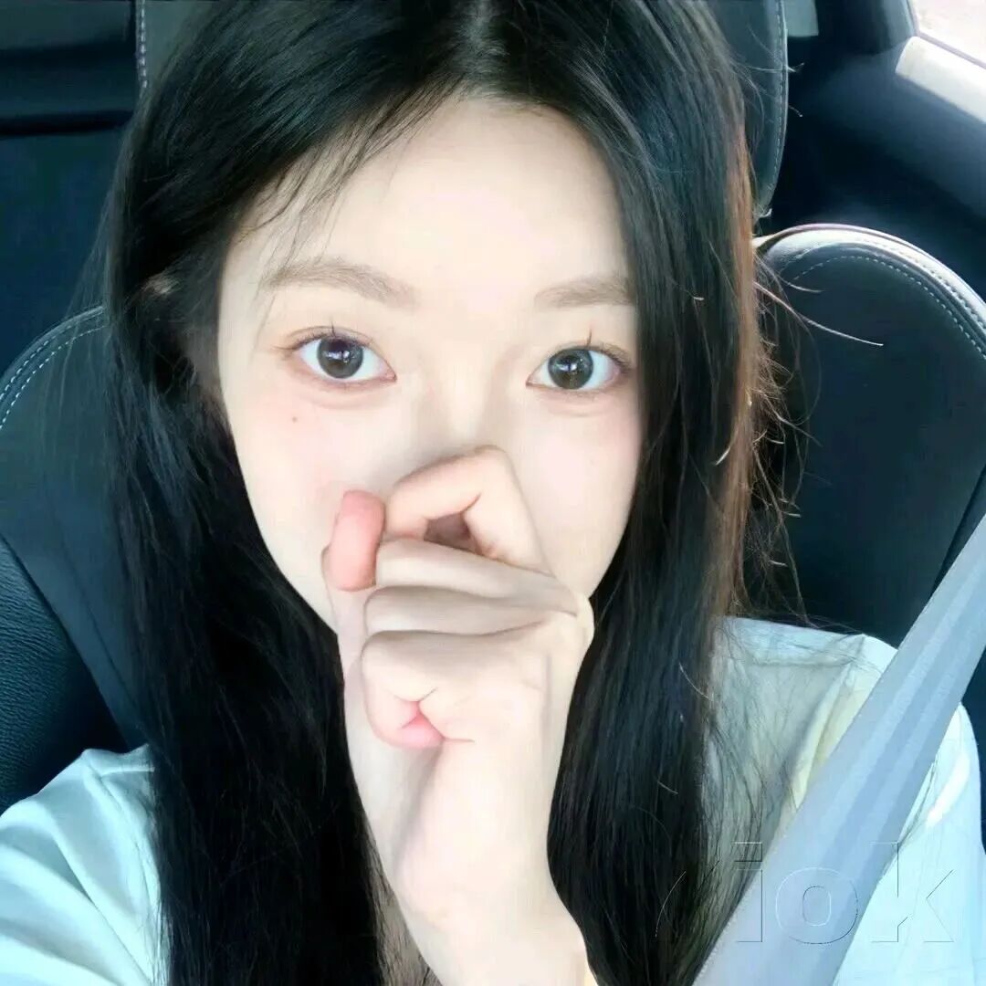 车内捂嘴小众女生头像
