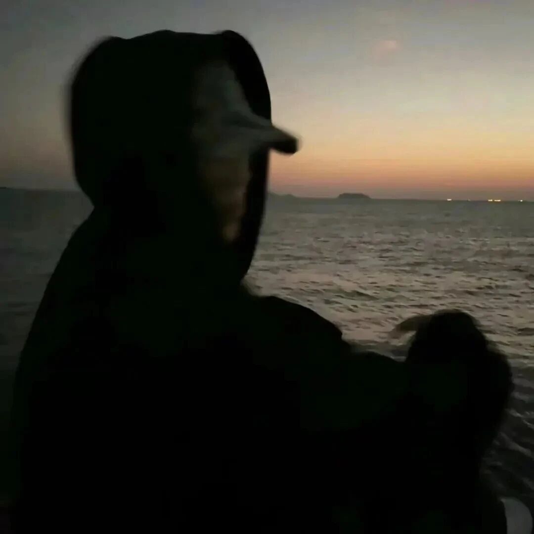 海边氛围感男生头像
