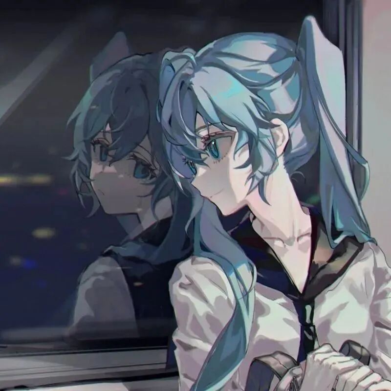 列车初音未来动漫头像女
