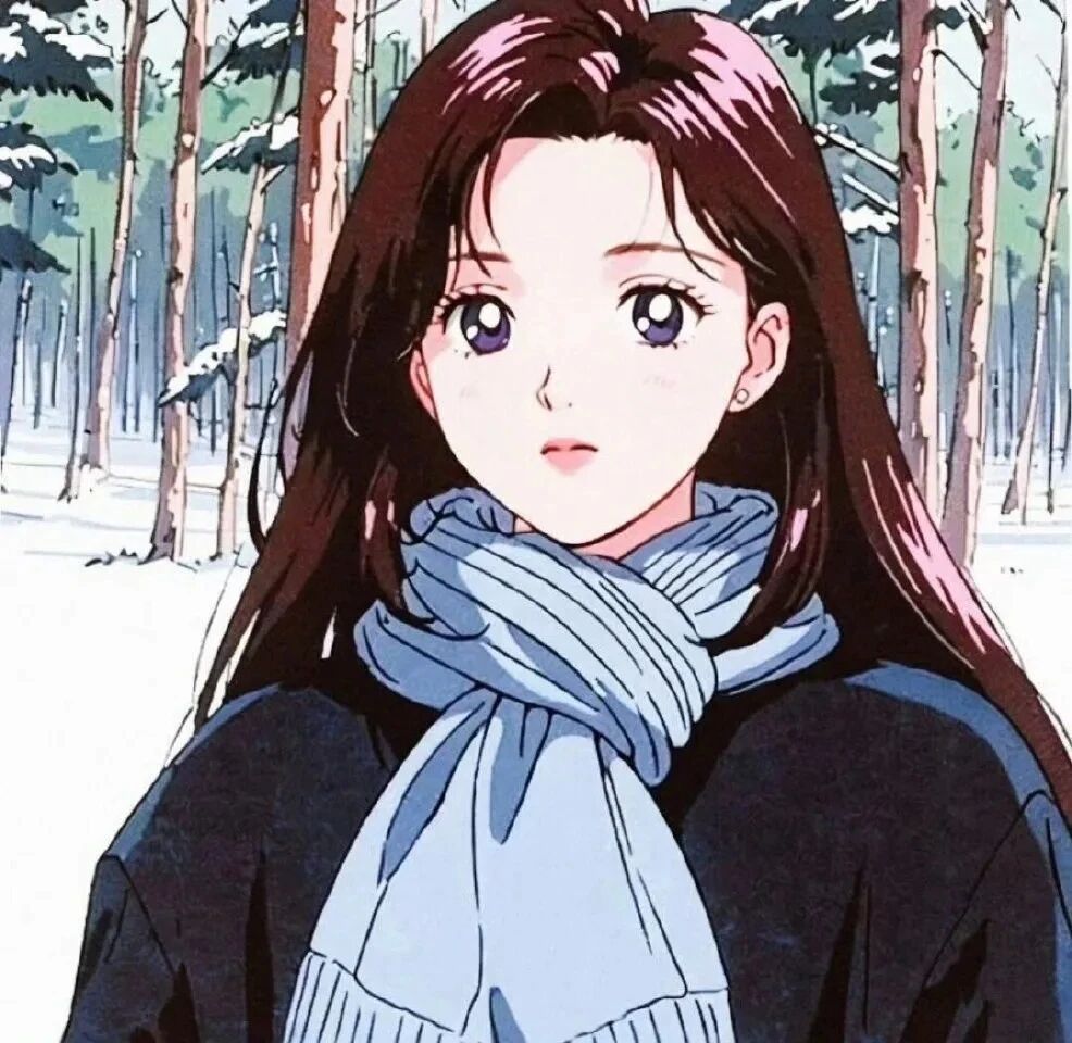 古早感动漫头像女