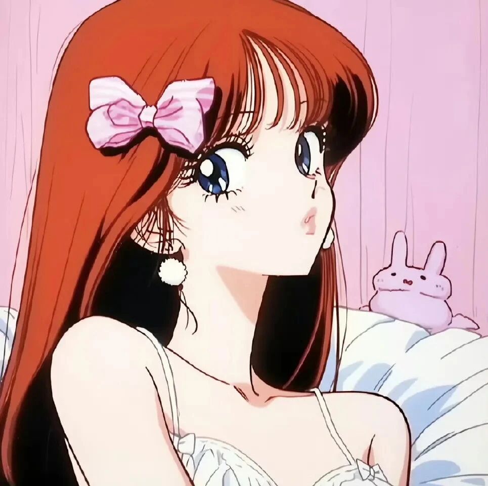 古早感动漫头像女