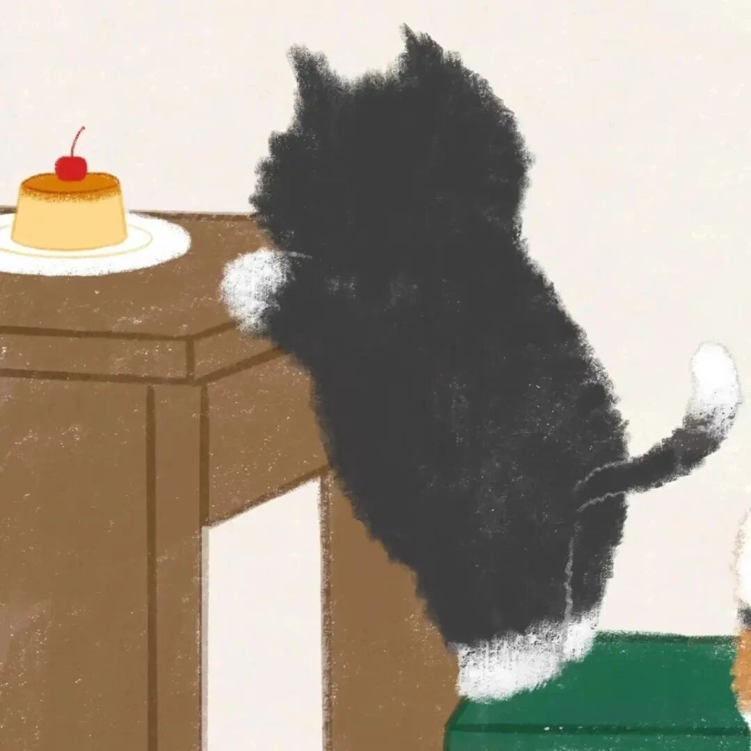 oingouymaomifaxiao可爱猫咪插画情侣头像