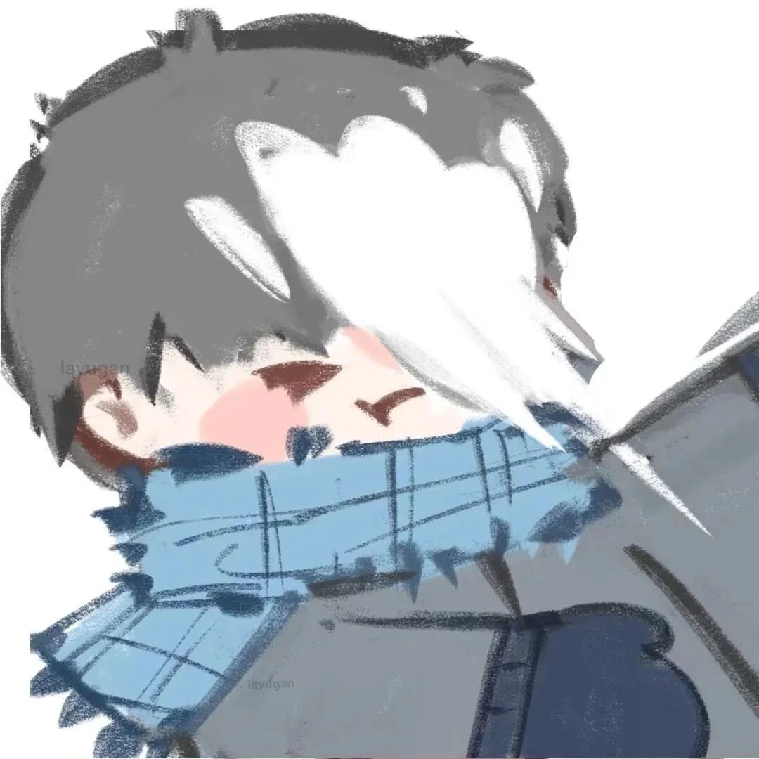 jloichauytyishufaxiao可爱插画情侣头像