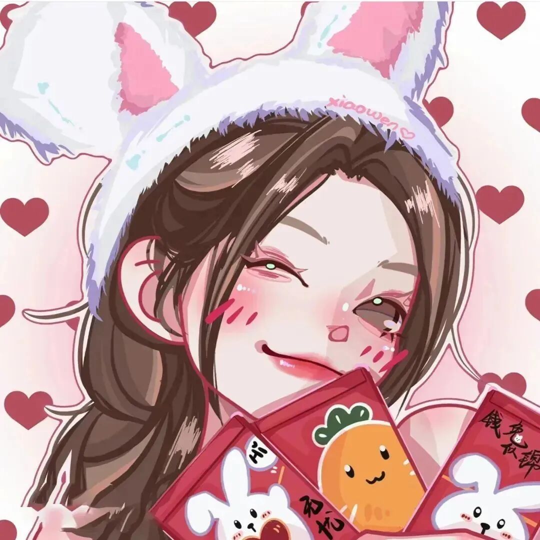 动漫头像  动漫女 动漫女头  动漫头像女 新年 新年头像
