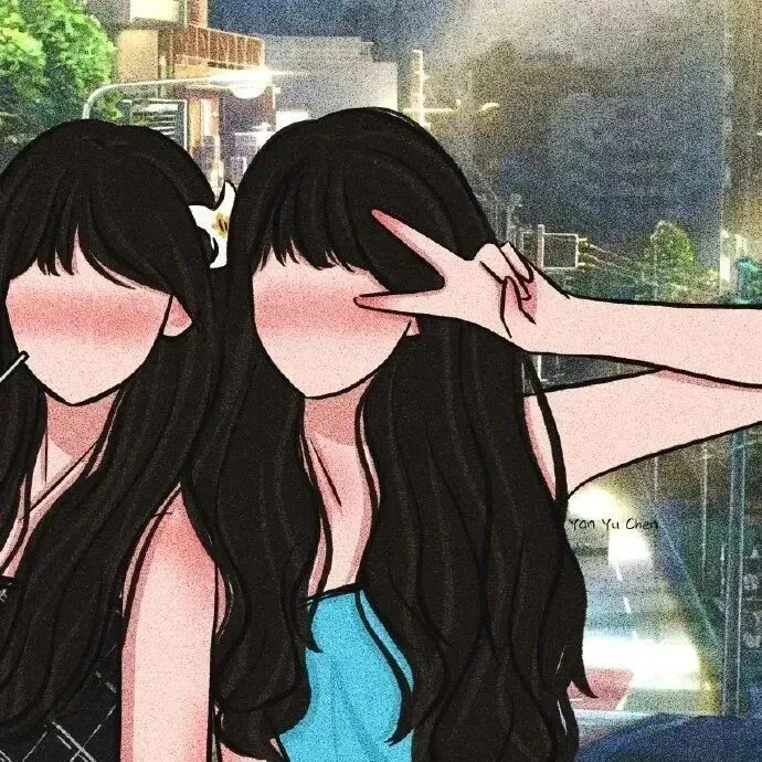 闺蜜头像 闺蜜 动漫闺蜜头像  二人闺蜜 二人闺蜜头像