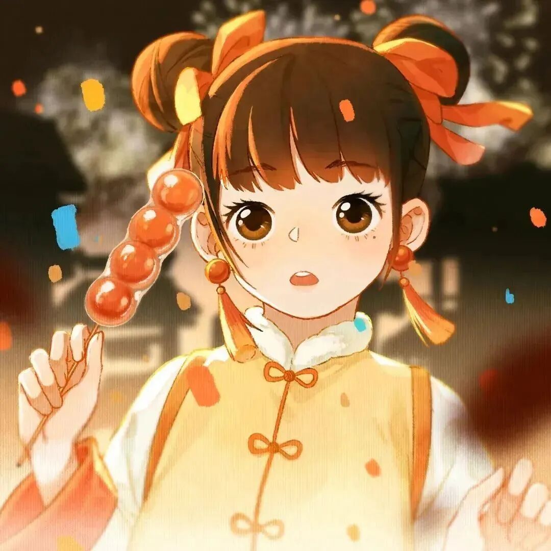 动漫头像  动漫女 动漫女头  动漫头像女 新年 新年头像