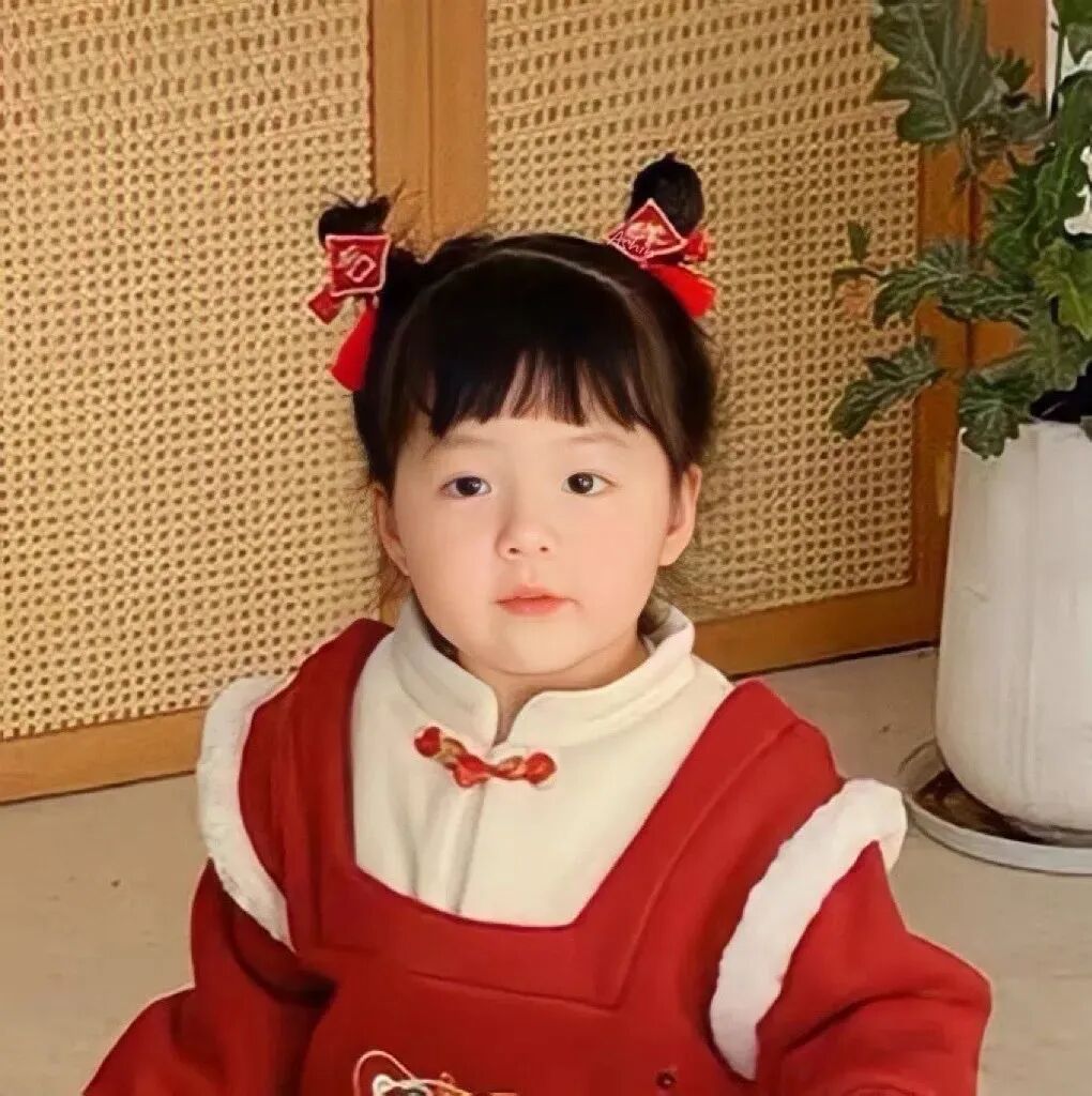 萌娃 萌娃头像 小女孩 小女孩头像 丸子妹 丸子妹头像 新年 新年头像