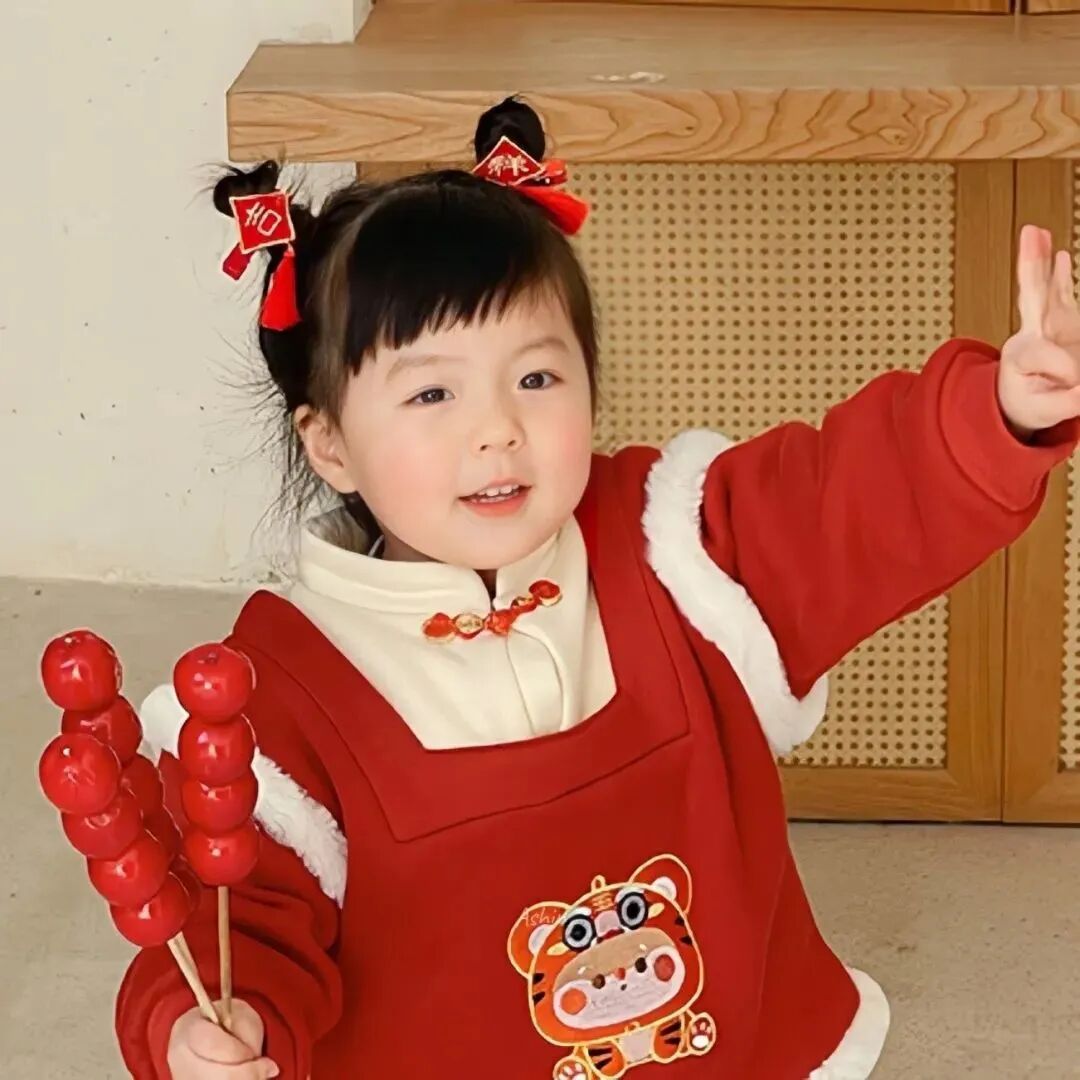 萌娃 萌娃头像 小女孩 小女孩头像 丸子妹 丸子妹头像 新年 新年头像