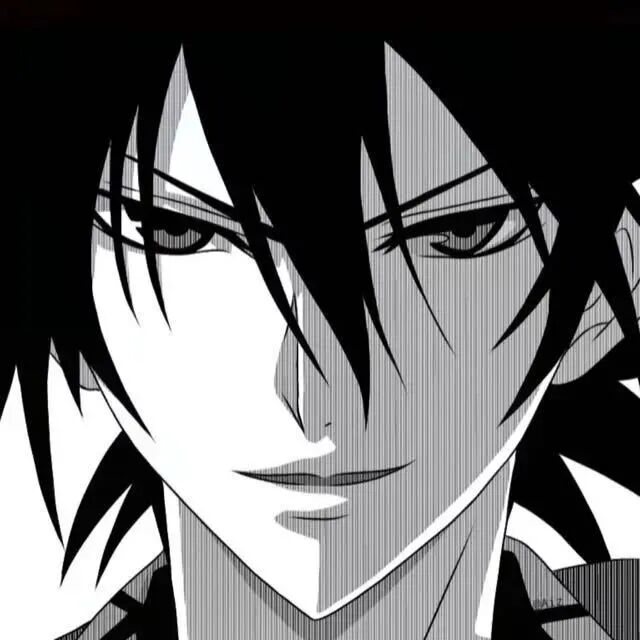 动漫头像 动漫男 动漫男头 动漫头像男 黑白动漫 黑白动漫头像