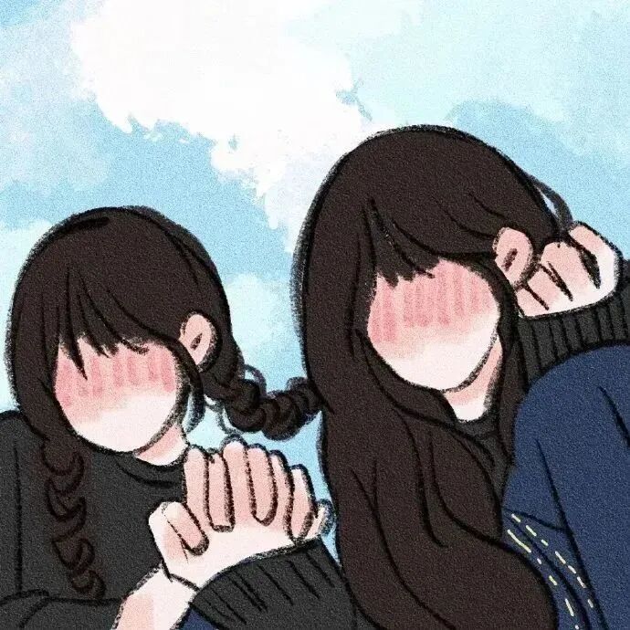闺蜜头像 闺蜜 动漫闺蜜头像  二人闺蜜 二人闺蜜头像