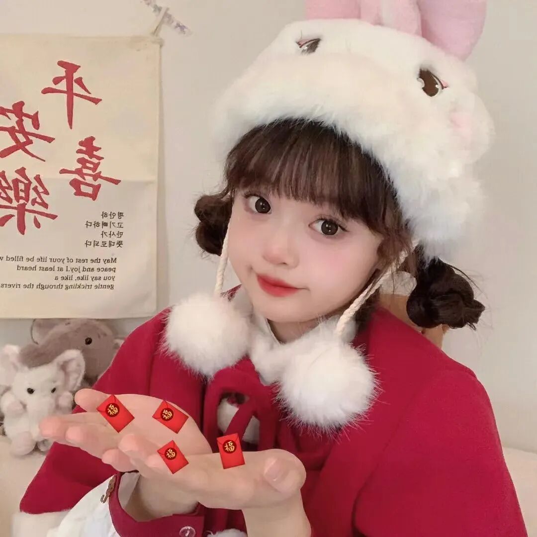 萌娃 萌娃头像 小女孩 小女孩头像 新年 新年头像 
