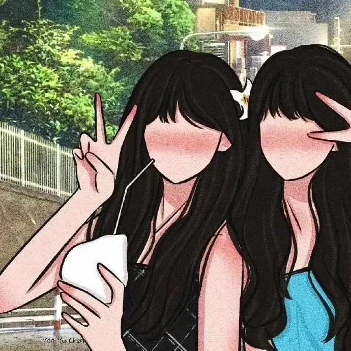 闺蜜头像 闺蜜 动漫闺蜜头像  二人闺蜜 二人闺蜜头像