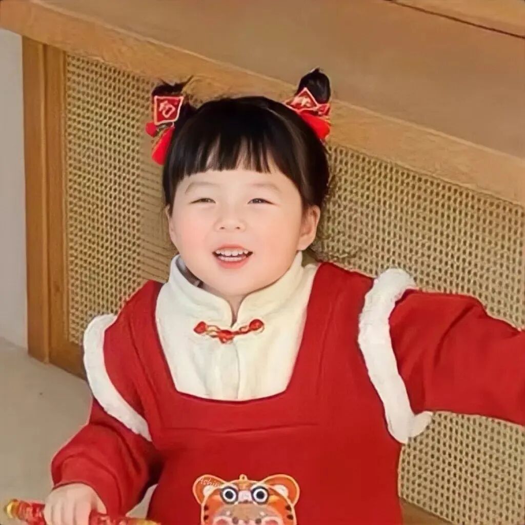 萌娃 萌娃头像 小女孩 小女孩头像 丸子妹 丸子妹头像 新年 新年头像