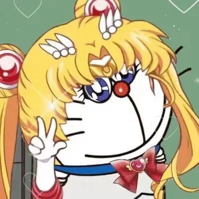 duolaamenglove哆啦A梦卡通情侣头像