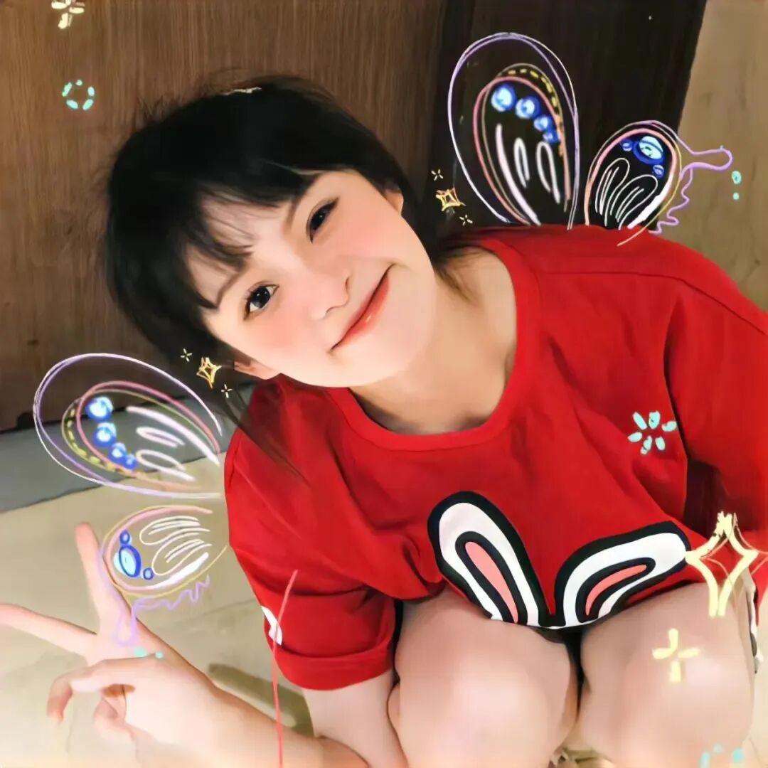 泡泡新年女生头像