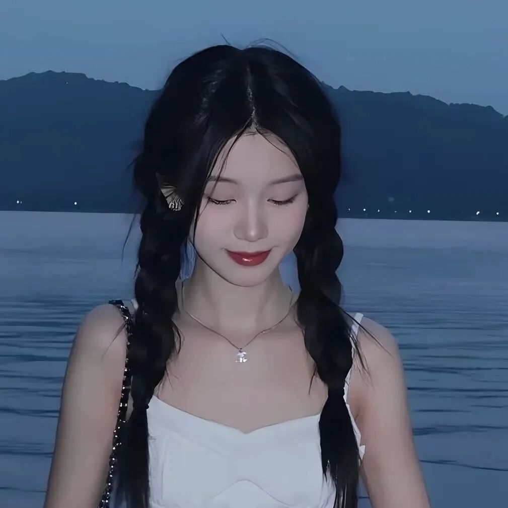 haiandanungqqixi海边单人真人情侣头像