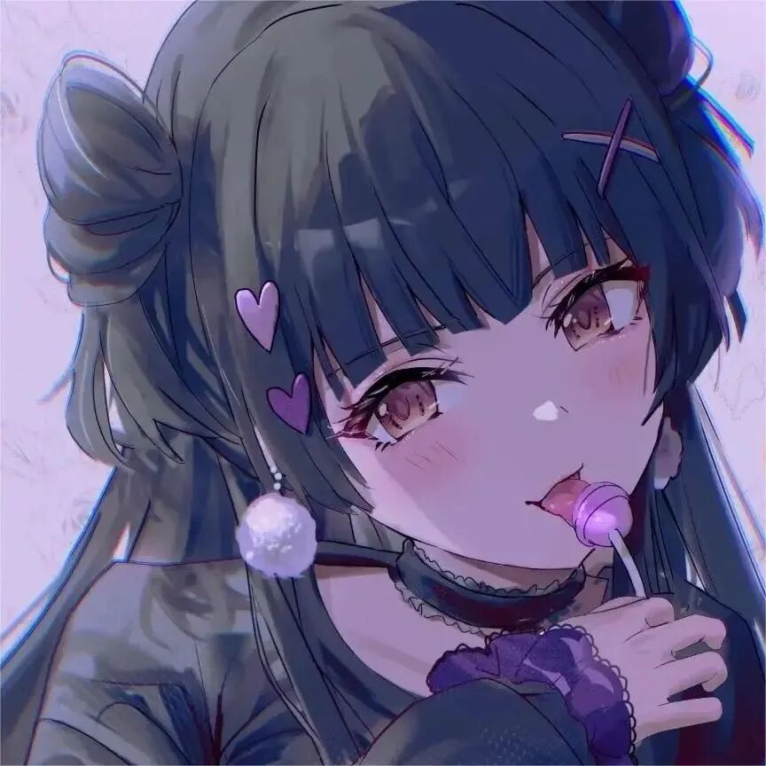 吃棒棒糖动漫头像女