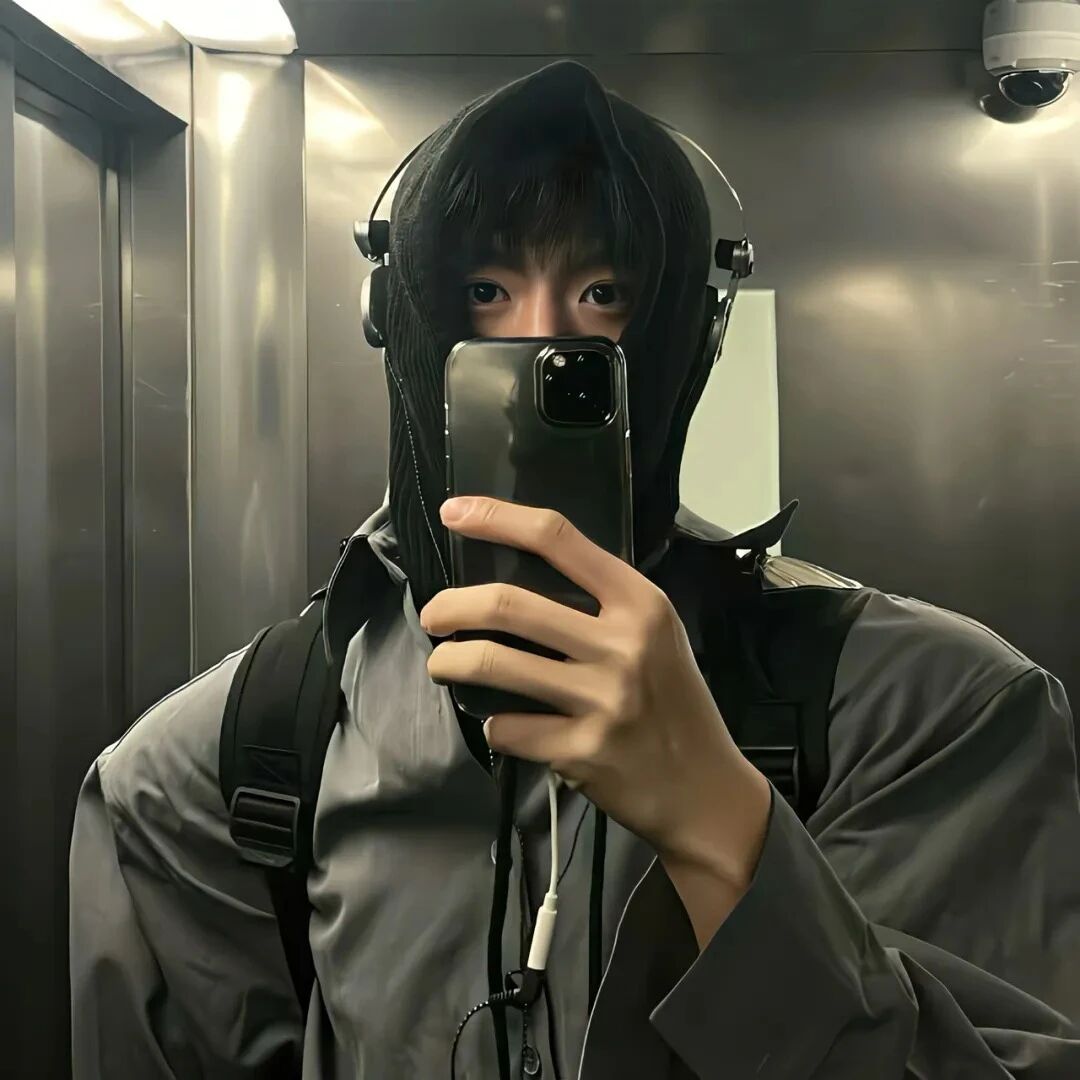 自拍手机小众男生头像