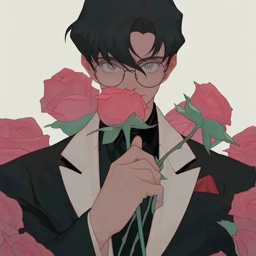 yueyetuaihe美少女战士鲜花动漫情侣头像