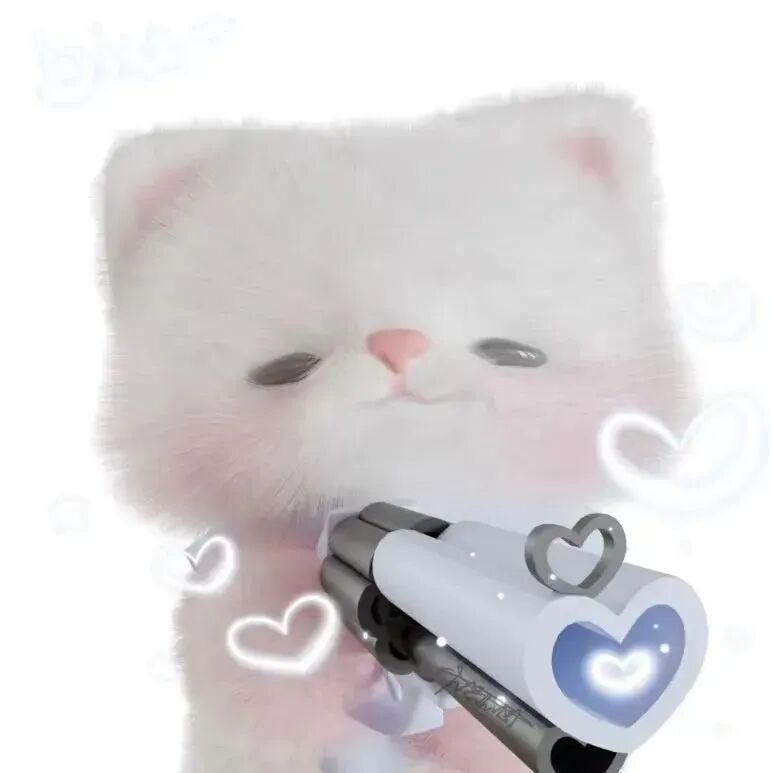 keaixinmznqaaihe可爱猫咪爱心卡通情侣头像